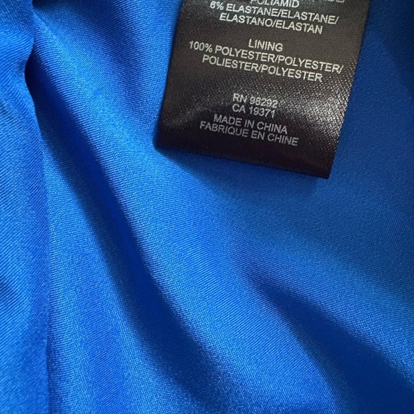 Tibi Blue and Black Colorblock Dress Size 10 NWT - Picture 9 of 9